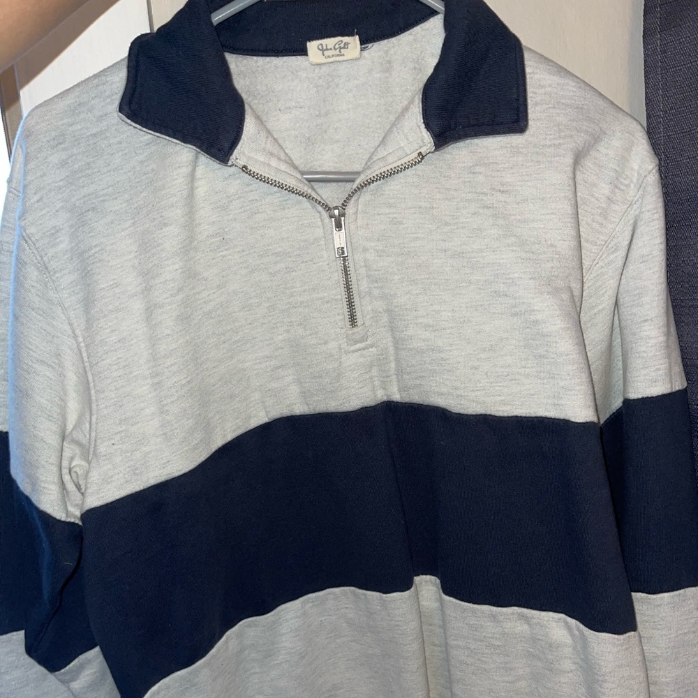 brandy melville john galt crewneck quarter zip